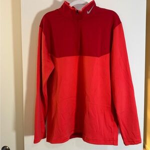 Nike Golf Red Half-Zip Pullover
